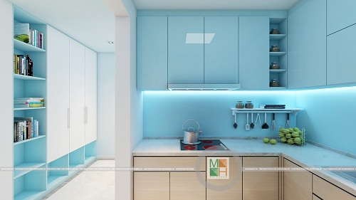 Tủ bếp laminate